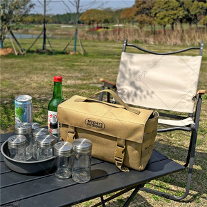 Mydays Outdoor Seasoning Bottle Storage Bag <b>Set</b> With Metal Lids For Camping Portable <b>Spice</b> <b>Jar</b> M Size - Product Image 4