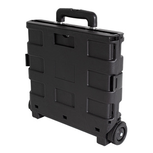 Carrello della spesa pieghevole portatile carrello del carrello della spesa pieghevole in plastica del supermercato <span class=keywords><strong>con</strong></span> <span class=keywords><strong>ruote</strong></span> - Product Image 3