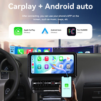 Écran ZWNAV 12 pouces pour Toyota Land Cruiser Prado 2010-2019 Android 15 Carplay Multimédia Autoradio Stéréo Lecteur Navi GPS DSP