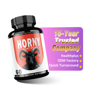 Suplemento Herbal de Marca Privada OEM Extrato de Horny Goat Weed Cápsula de Horny Goat Weed para Homens e Mulheres - Product Image 1