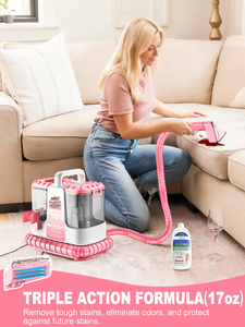 Aspiradora Eléctrica Multiusos para Tapicería, Limpiador <span class=keywords><strong>de</strong></span> Manchas Húmedo/Seco para Alfombras, Sofás, Asientos <span class=keywords><strong>de</strong></span> <span class=keywords><strong>Auto</strong></span>, Colchones y Orina <span class=keywords><strong>de</strong></span> Mascotas - Product Image 5