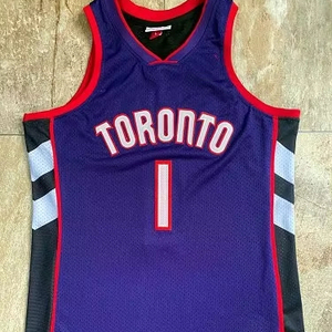 Maillot de basket-ball en maille respirante personnalisable en gros 2000 Saison n ° 1 <span class=keywords><strong>McGrady</strong></span> Techniques à séchage rapide et imprimées - Product Image 1