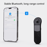 Presentador Inalámbrico Profesional de 2.4GHz con Puntero Láser Rojo, Recargable por USB-C, Control Remoto para Presentaciones PPT, para Enseñanza y Reuniones