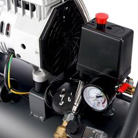 Compresseur d'air miniature silencieux sans huile 550W 30L 220V à piston refroidi par air avec moteur et pompe