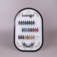 Badaga 48 Couleurs Vernis Gel UV Pailleté pour Salon, Longue Tenue, Non Toxique, Soak-Off, Logo Personnalisé OEM, Halal