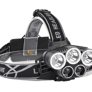Linterna frontal 5LED recargable con batería incorporada, carga tipo C, luz para senderismo y camping al aire libre - Product Image 5
