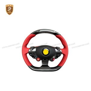 Pour <span class=keywords><strong>Ferrari</strong></span> 458 488 F8 F12 812 California T FF Portofino GTC4 : éclairage de levier de vitesse LED personnalisé, garnitures intérieures multiples pour volant de voiture - Product Image 5