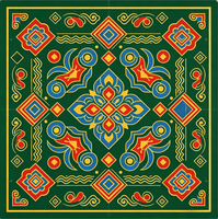 Tapis de table de mahjong de luxe pliable avec dos en caoutchouc, surface silencieuse, vert osmanthus, design élégant pour la décoration intérieure