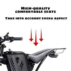 Vélos électriques pour adultes à moteur haute vitesse 1000W, scooter à roues larges, moto électrique - Product Image 3
