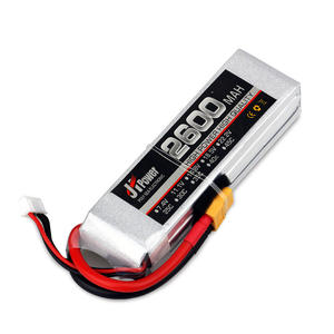 แบตเตอรี่ Lipo 7.4V 2600mAh 2S 60C อัตราสูงสำหรับเครื่องบิน RC แบบปีกคงที่การควบคุมระยะไกล - Product Image 2