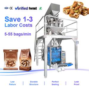 Multifunctional SUS304 Automatic VFFS Packaging <b>Machine</b> Nut <b>Candy</b> Candied Nuts Packaging <b>Machine</b> - Product Image 1