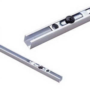 Kit de quincaillerie pour porte coulissante pliante légère d'intérieur en acier et aluminium, capacité 250 lbs, pour hôtel, villa, appartement, bureau, immeuble - Product Image 2