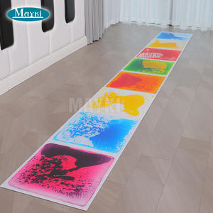 กระเบื้องกิจกรรมพื้นสัมผัสของเหลวหลากสี รูปทรงสี่เหลี่ยม ของเล่นเสริมพัฒนาการทางประสาทสัมผัส - แพ็ค <span class=keywords><strong>8</strong></span> ชิ้น - Product Image 3