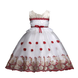 1025 new arrival kids wear children Girls spring summer boutique clothing Holy communion dress - Product Image 4