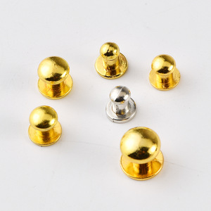 Apparel <b>Rivet</b> Studs Warm Gold Copper Plated Durable Hardware Accessories For Bags Shoes <b>Clothing</b> - Product Image 3