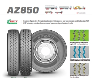 Neumáticos para Camiones Pesados Chinos TBR 1200R20 AZ850, Nuevos, Radiales, Precio de Fábrica, Venta al Por Mayor - Product Image 4