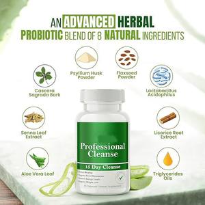 Supplément de marque privée OEM en capsules nettoyantes de 15 jours pour le soutien de l'intestin et du côlon Nettoyage intestinal avancé - Product Image 3