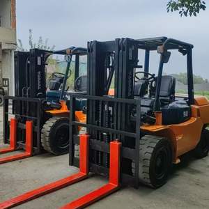 מלגזה תעשייתית משומשת של טויוטה, <span class=keywords><strong>5</strong></span> טון, צריכת דלק נמוכה, מלגזה משומשת אמינה מסדרת 8F - Product Image 3