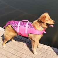 Maillot de bain et gilet de sauvetage pour chien sirène requin, design personnalisable européen-américain, vêtements de natation d'été pour animaux de compagnie