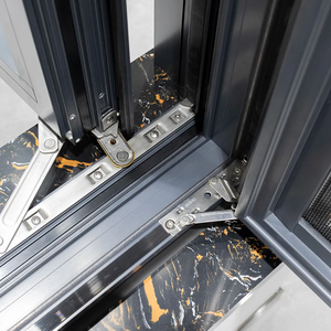 डीक कस्टम एल्यूमीनियम कैसमेंट विंडो तूफान प्रभाव डबल ग्लेज़ेड विंडो वाटरप्रूफ ध्वनि इन्सुलेशन ग्लास कैसमेंट विंडो - Product Image 5