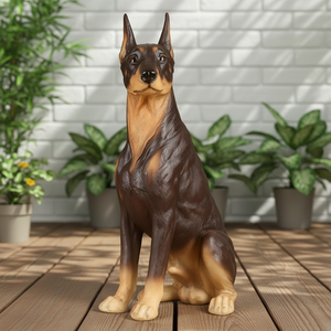 Figura <span class=keywords><strong>de</strong></span> Perro Dóberman, Modelo Dobbin, Regalo <span class=keywords><strong>de</strong></span> Alta Gama, Escultura <span class=keywords><strong>de</strong></span> Animal para Decoración del Hogar, Adorno <span class=keywords><strong>de</strong></span> Lujo para Sala <span class=keywords><strong>de</strong></span> Estar - Product Image 3
