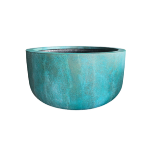 Set de 3 pots de fleurs et de jardinières en fibre de verre de forme ronde pour la décoration de la maison, facilement déplaçable - Product Image 3