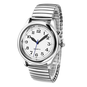 Reloj <span class=keywords><strong>de</strong></span> pulsera parlante atómico unisex <span class=keywords><strong>de</strong></span> alta calidad con números grandes para personas con discapacidad visual o <span class=keywords><strong>ciegos</strong></span> o ancianos - Product Image 1