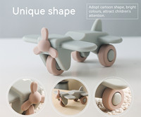 Camion ambulance en silicone de qualité alimentaire pour bébé, jouet éducatif Montessori, cadeau pour nouveau-né, garçon, fille, 0-12 mois, 1 pièce