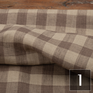 قماش الكتان الصديقةو الصديقةقماش الكتان المصبوغ للبيع بالجملة مصنعين قماش منقوش نمط الفرنسية عادي المنسوجة اللباس - Product Image 4