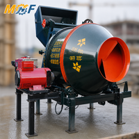 Bétonnière MHF JZC, tambour de 1448 mm, granulats de 60 mm, capacité de 1080 kg, moteur de 5,5 kW, machine à mélanger le ciment de 400 L, 14 tr/min