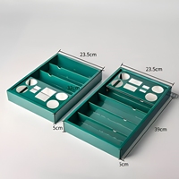 Boîte à emporter pliable écologique personnalisée avec compartiments pour condiments, idéale pour sushis, tapas, fritures, fruits et sandwichs
