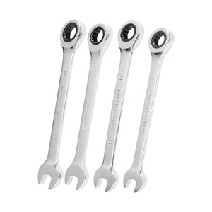 Ratchet <strong>Wrench</strong> <strong>Combination</strong> <strong>Set</strong> Metric Repair Tool <strong>Set</strong> With Rack Organizer Premium CR-V Steel 6-14mm Open <strong>Wrench</strong> - Product Image 2