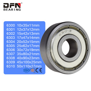 Rodamientos de Motocicleta 6203 6303 6301 6003 6000z 6002zz, Rodamiento 6213, Rodamiento de Ventilador 6201, Rodamientos de Bolas de Ranura Profunda 6202 6064 61801 6832 - Product Image 1