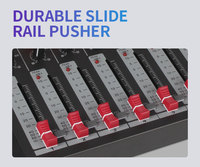 Mélangeur audio de studio d'usine professionnel mélangeur de son à effets différents Console Dj Bt Usb