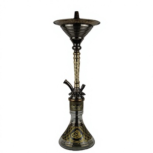 Authentique Ensemble Chicha Moderne Écologique Khalil Mamoon Ice - 83cm avec Noyau et Chambre Intérieure en Laiton Massif (Plusieurs Couleurs Disponibles) - Product Image 2