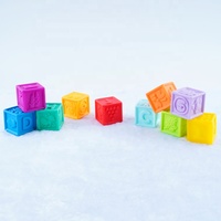 Divertimento di memoria per bambini blocchi di costruzione morbidi giocattoli educativi colore capacità cognitiva giocattoli di apprendimento blocchi di costruzione del castello