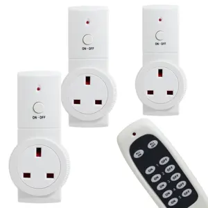 3+1 RF Home using wireless Remote Control Socket switch UK plug