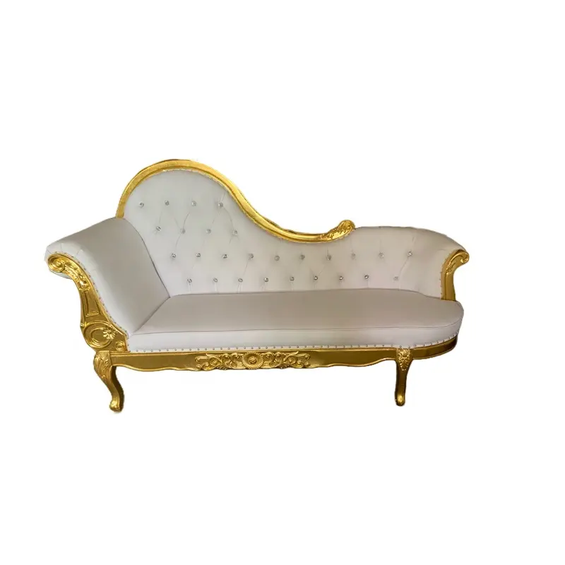 سعر المصنع الملك العرش صالة كرسي خشبي إطار الذهب الأحداث الزفاف كرسي أريكة صالة