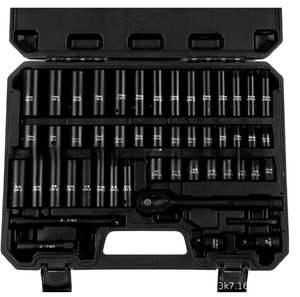 50-Piece 1/4-Inch Drive Socket Ratchet Wrench <b>Set</b> Metric Bit Hand <b>Tools</b> Hard Case OEM Auto Repair <b>Garden</b> 50pcs 50- - Product Image 1