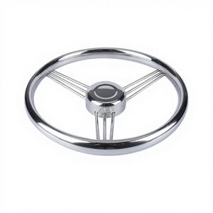 Volant de bateau en acier inoxydable de 13,5 pouces, accessoires de quincaillerie pour yacht, pour le commerce électronique transfrontalier, commande élégante de yacht - Product Image 1