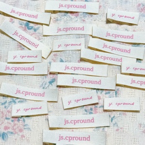 Cao cấp tùy chỉnh <span class=keywords><strong>Damask</strong></span> dệt quần áo nhãn Holographic cổ may thẻ cho quần áo khoác áo khoác Tops-Bao bì cao cấp - Product Image 1