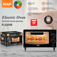 Four électrique compact 12L en acier inoxydable pour cuisine, avec minuterie, idéal pour gâteaux, toasts et pizzas