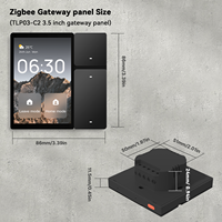 TPL03 Golden Security, Panel de Control Central con Pantalla para Automatización del Hogar Inteligente Tuya, Zigbee Gateway Linux con Alexa Integrada