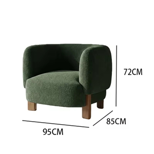 Fauteuil individuel élégant et populaire à vendre – Chaise <span class=keywords><strong>de</strong></span> réception moderne blanc crème pour salon – Chaise <span class=keywords><strong>de</strong></span> loisirs <span class=keywords><strong>de</strong></span> style minimaliste moderne - Product Image 6