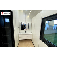 Villa préfabriquée moderne Structure légère en acier Maisons modulaires Maisons préfabriquées Villa en acier
