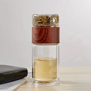 <span class=keywords><strong>Mug</strong></span> de voyage en <span class=keywords><strong>verre</strong></span> à <span class=keywords><strong>double</strong></span> <span class=keywords><strong>paroi</strong></span> sans BPA avec filtre en acier inoxydable, infuseur anti-fuite, 300 ml, certifié LFGB - Product Image 6