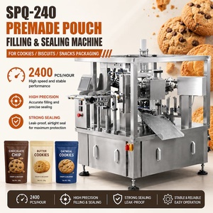 Rotary Premade Pouch Packing <b>Machine</b> for Cookies & <b>Biscuits</b> – Gentle Handling, Clean Seals, Precise Multi-Head Weighing - Product Image 1
