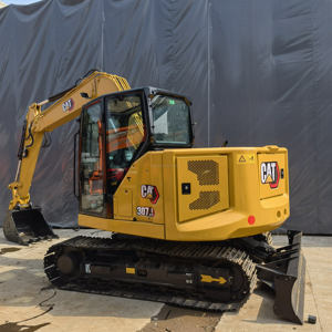 Usado para CAT 307,5 Mini Excavadora hidráulica sobre orugas 8 Ton Excavadora pequeña Condición original Incluye motor Bomba Motor Caja de cambios G - Product Image 3