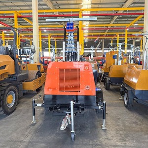 Generador de luz de Torre montada en remolque de Altura ajustable de grado industrial de 4m-9m para generadores diésel de vigilancia - Product Image 2