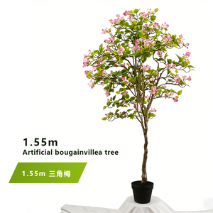 Árbol de Buganvillas Artificial, Árbol de Flores de Seda de 155 cm, Decoración Floral Realista para Bodas, Hogar y Jardín - Product Image 6